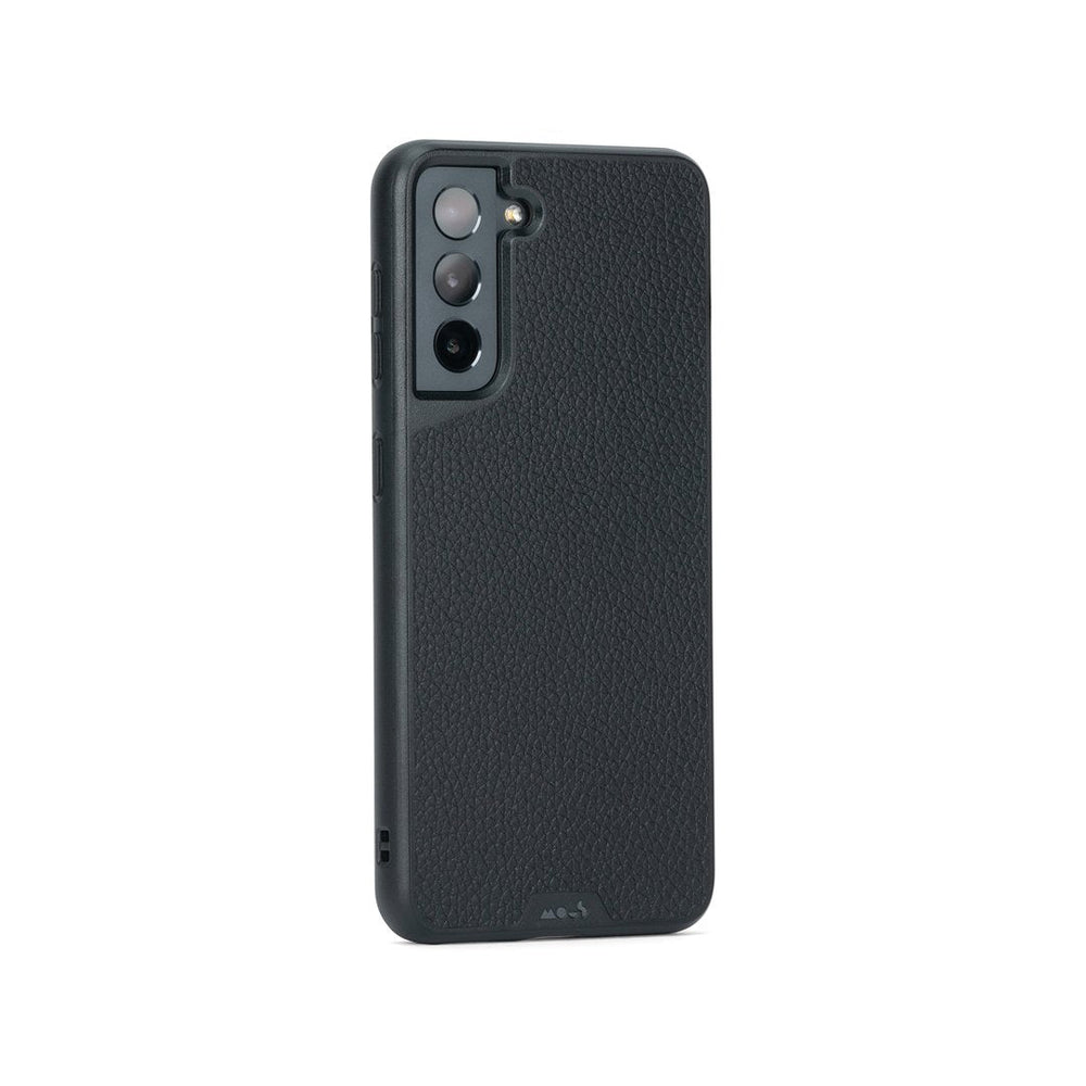 Black Leather Protective Galaxy S21 Plus Case |Galaxy S21 Plus