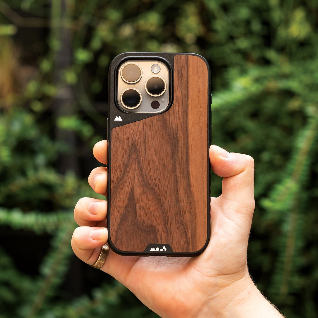 Mous MagSafe® Compatible Walnut Phone Case Limitless
