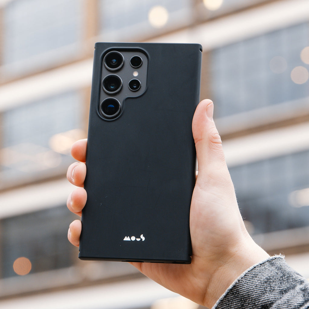 Mous MagSafe® Compatible Black Phone Case Super Thin