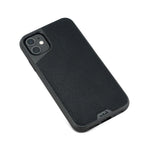 Black Leather Strong iPhone 11 Case | Black Leather