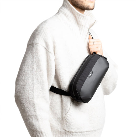 hover-image, Tech pouch protective sling magnetic travel bum bag
