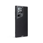 Black Leather Protective Phone Case - Limitless