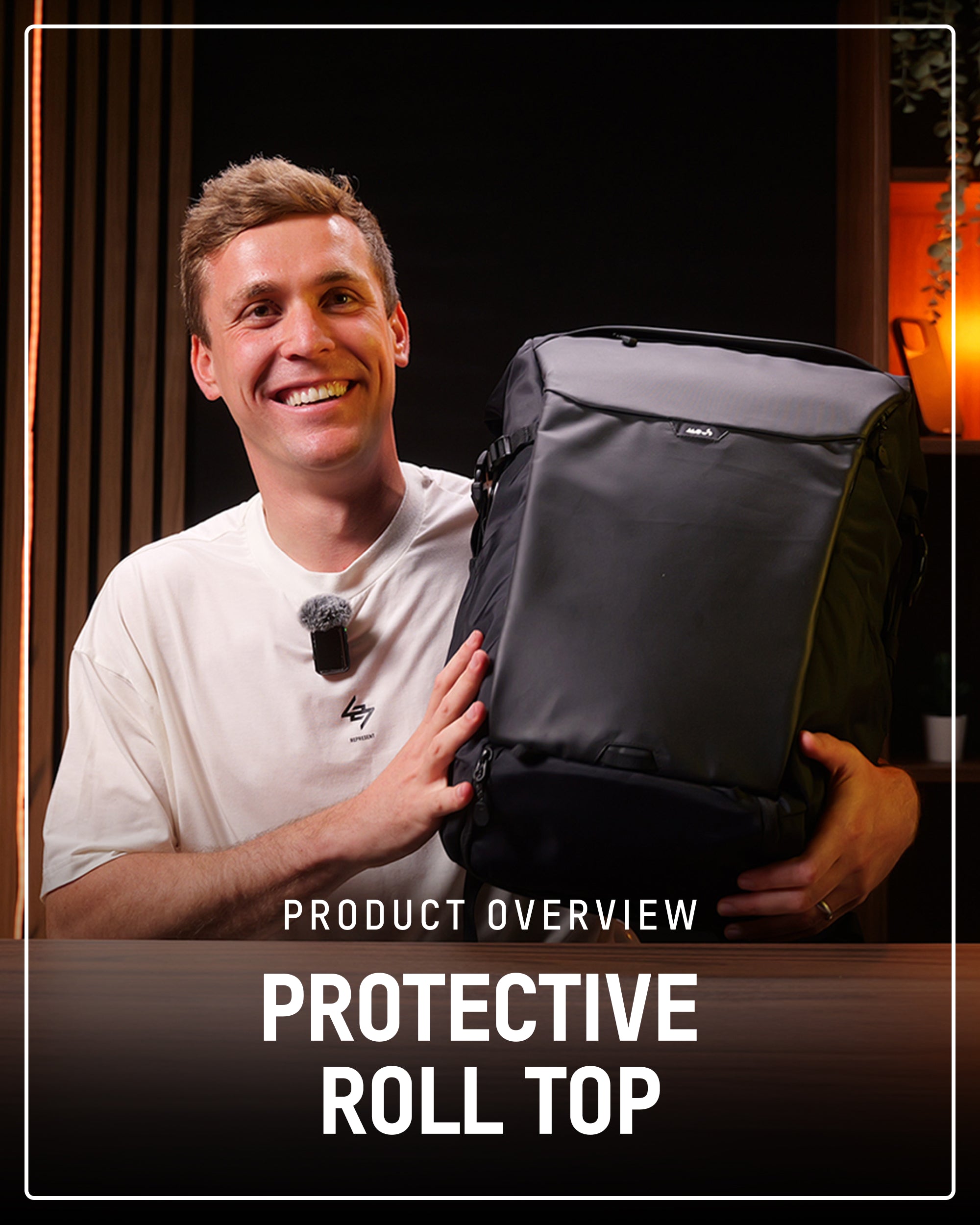 Mous | Protective Roll Top Backpack - Hybrid Gym and Work Bag