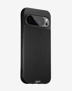 Black Leather Protective Phone Case - Limitless