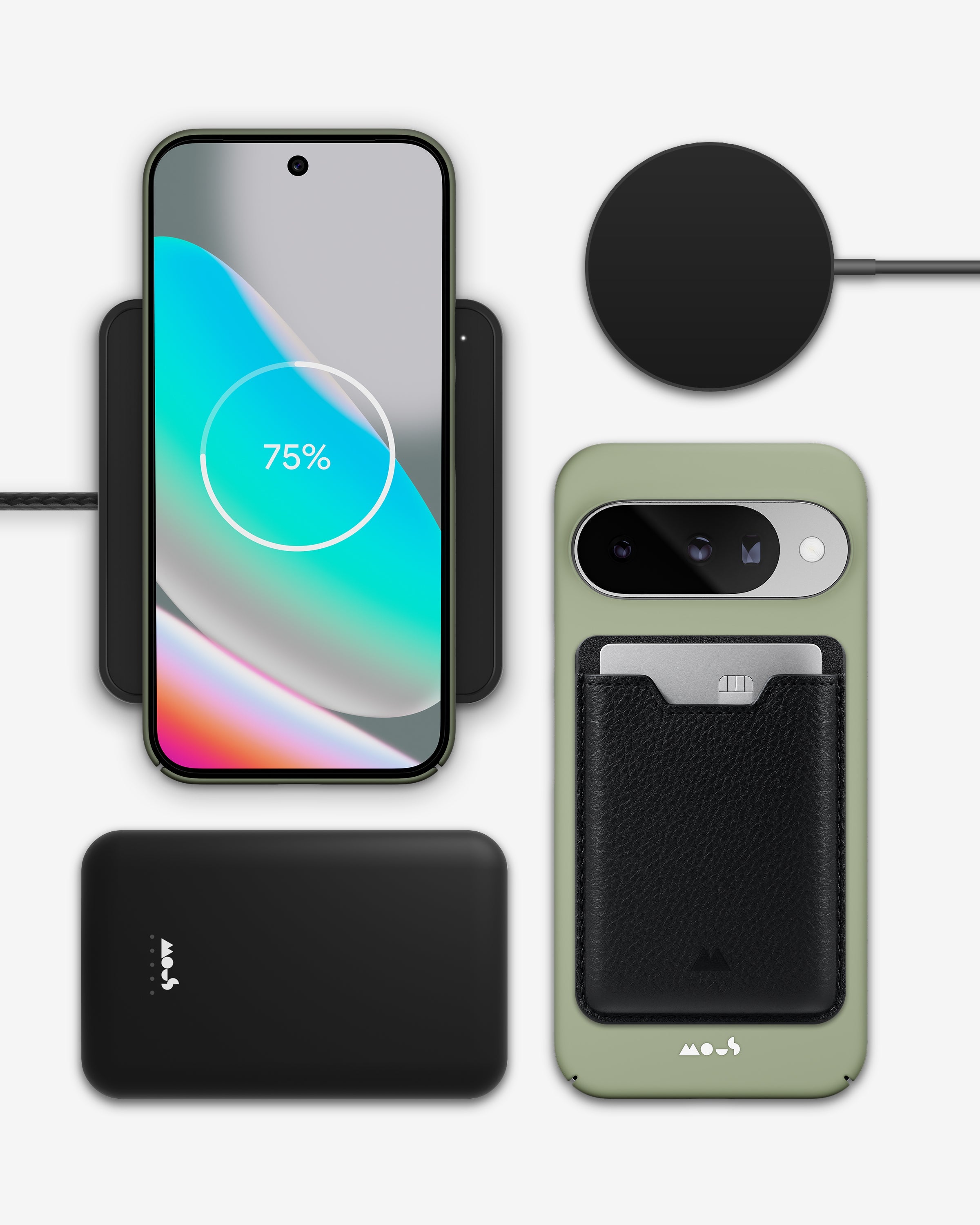 Mous | Thyme Green Lightweight Phone Case - Super Thin