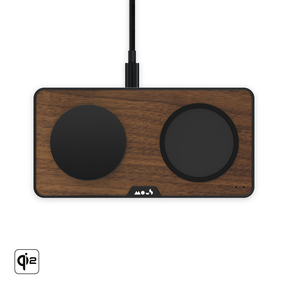 Walnut Wireless Charging Station