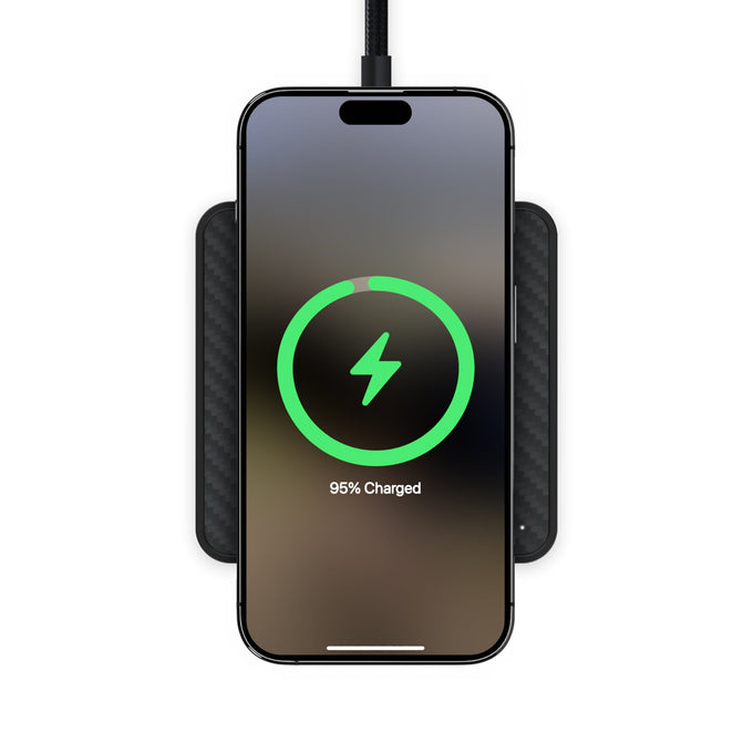 Grey 15W Wireless Super Faster Charger Pad