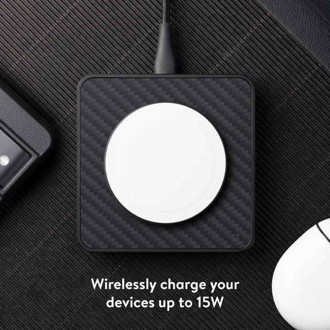 Grey 15W Wireless Super Faster Charger Pad