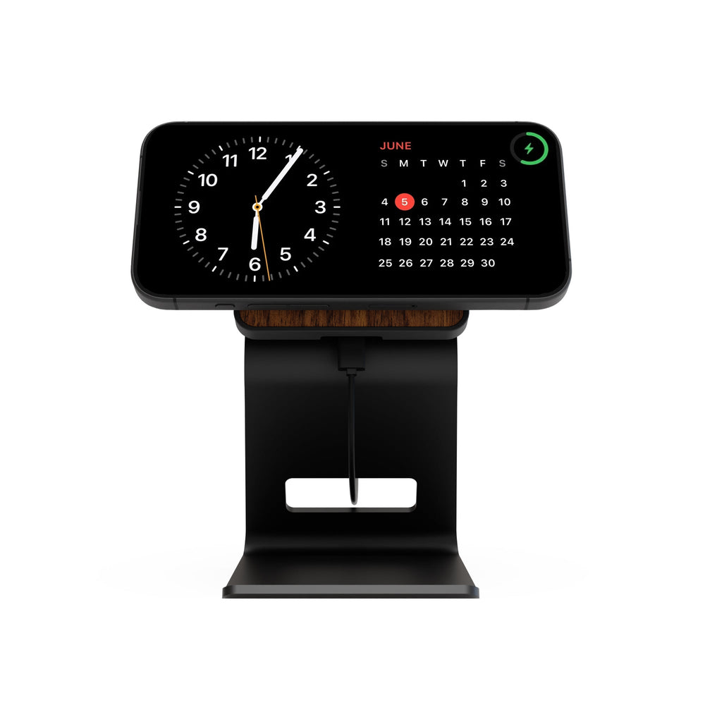 Walnut Wireless Charging Stand