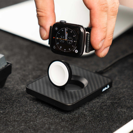 hover-image, Precision-designed Apple Watch charger for an elevated charging experience. Seamlessly combining style and functionality, this purpose-built dock ensures easy, seamless charging.