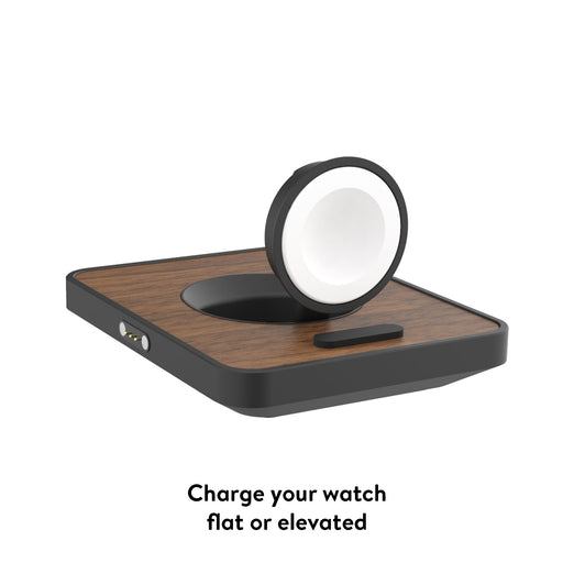 Precision-designed Apple Watch charger for an elevated charging experience. Seamlessly combining style and functionality, this purpose-built dock ensures easy, seamless charging.