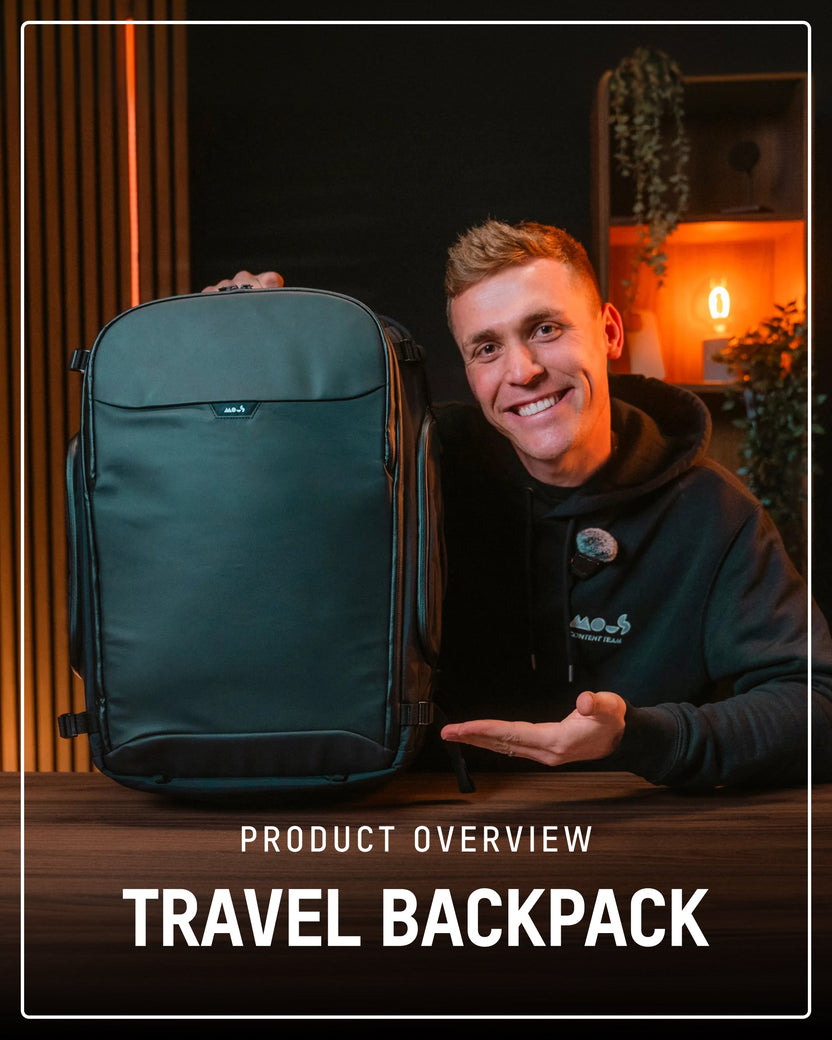 Mous | Optimal Travel Backpack | Expandable Storage | AiroFoam Tech | Mous