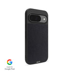 Black Leather Protective Phone Case - Limitless