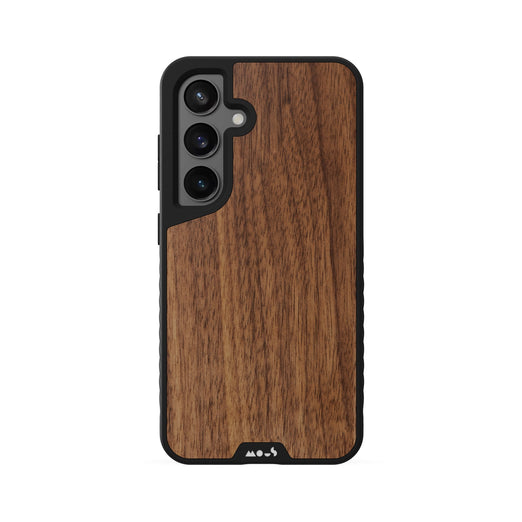 Guard your Galaxy S24 or S24 Plus with Limitless 5.0 - the ultimate protective Walnut case with MagSafe® and AiroShock® technology.