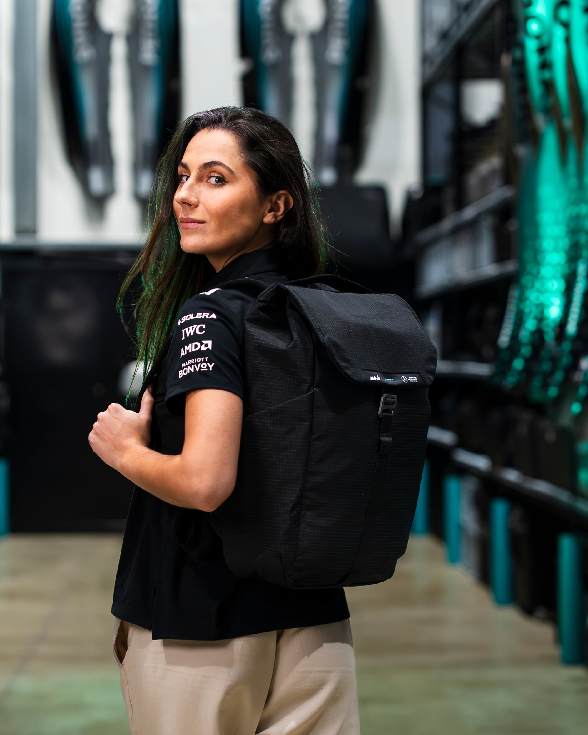 MUSE' D uxie'meclasses／バック Mous | Day Backpack x Mercedes-AMG F1| Water Resistant | UltraTex