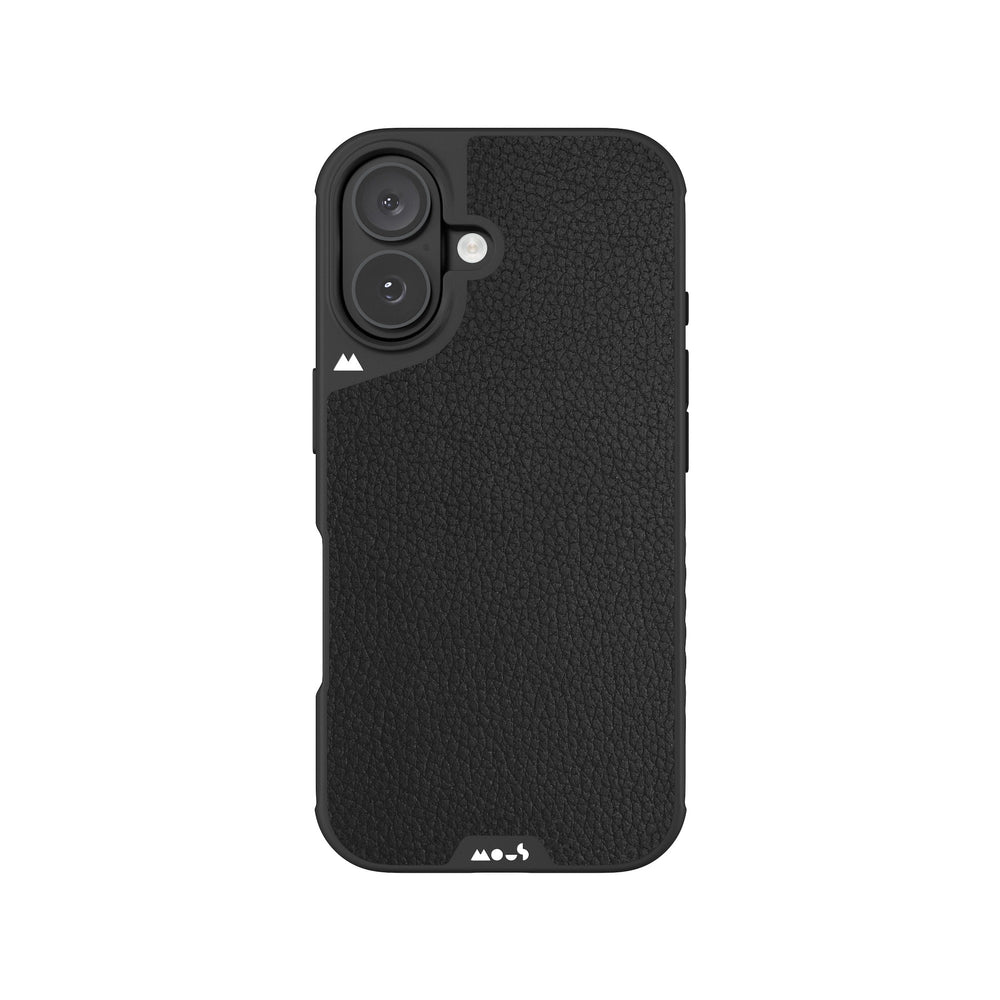 MagSafe compatible iPhone 16 phone case black leather protective | iPhone 16,iPhone 16 Plus