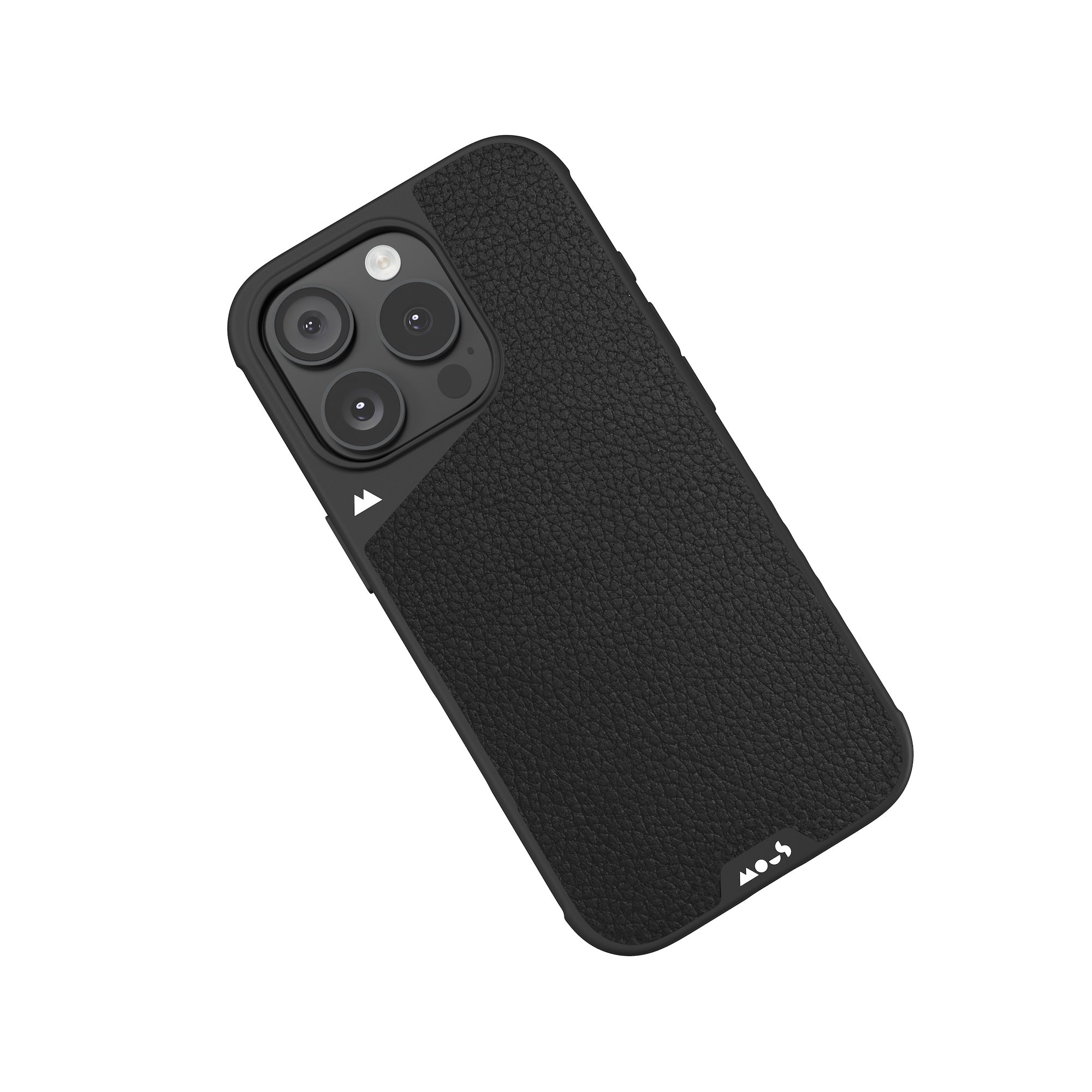 Mous | Black Leather Protective Phone Case with Camera Control Mous | Black Leather Protective Phone Case with Camera Control