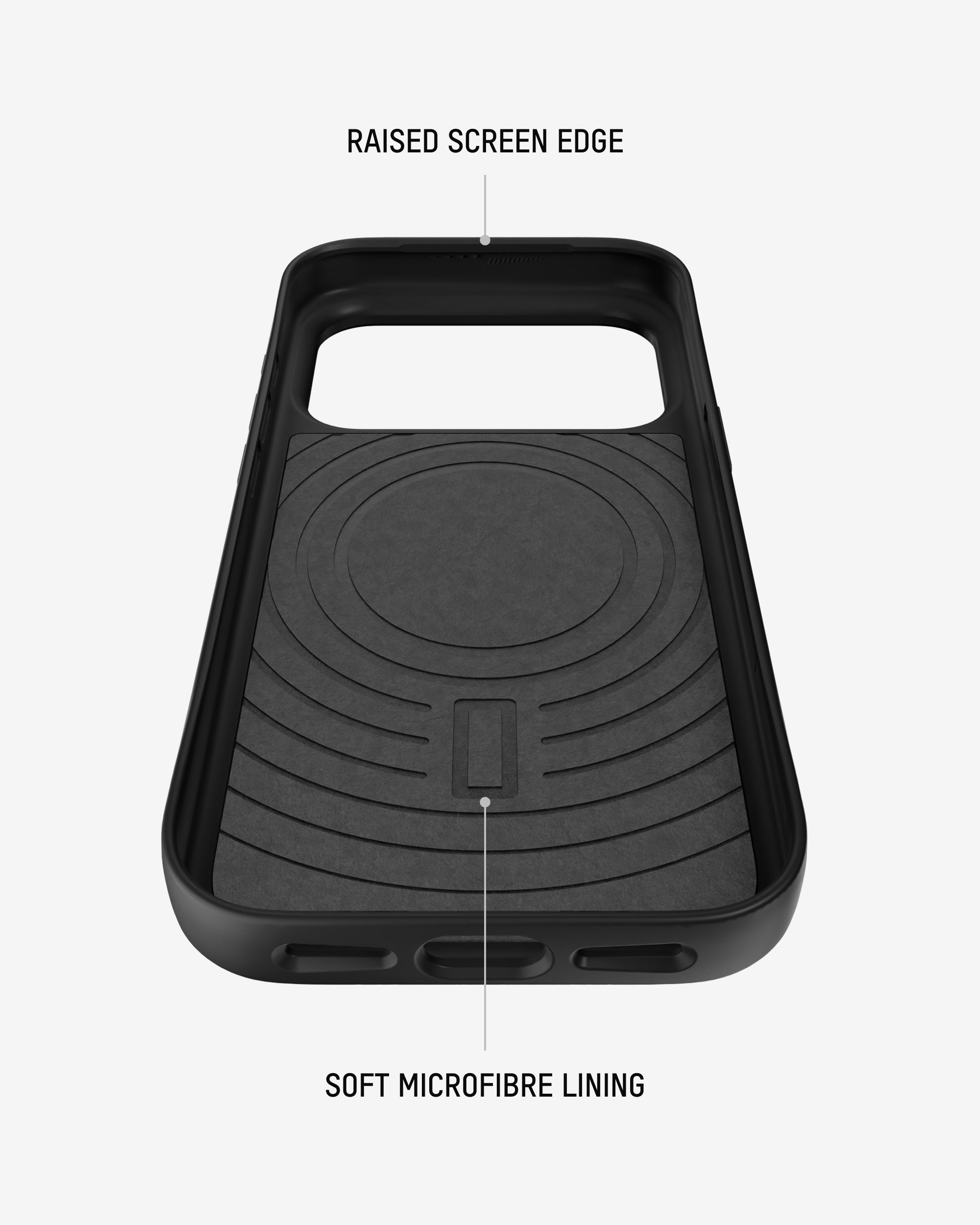 Mous | Super Thin Phone Case - Black