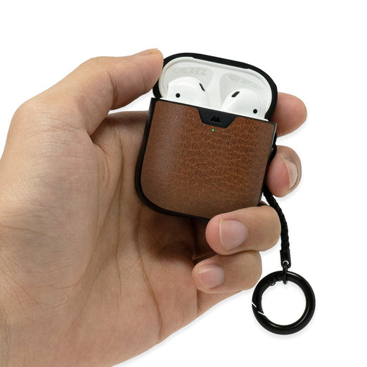 hover-image, Protective AirPods Leather Case