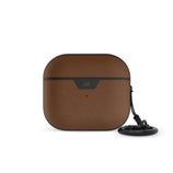 Airpods brown leather protective case wireless charging