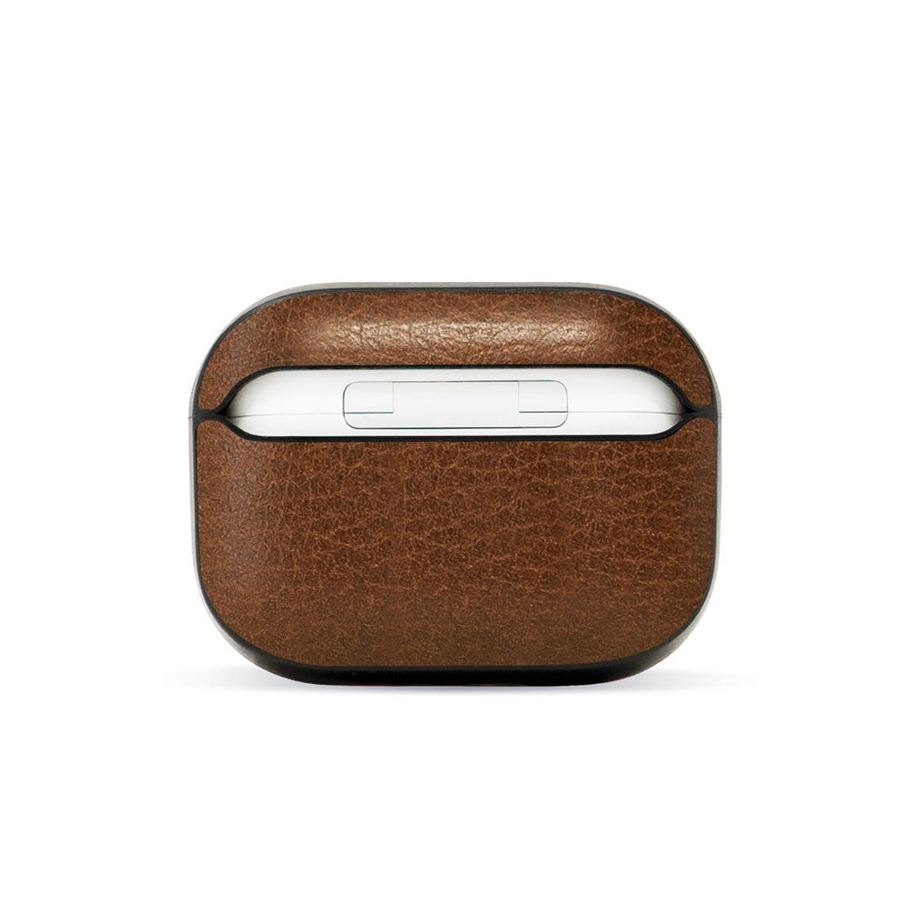 Protective AirPods Pro Case Wireless Charging High-Quality Keychain Brown Leather | Gen 1 & 2 (2019-2022)