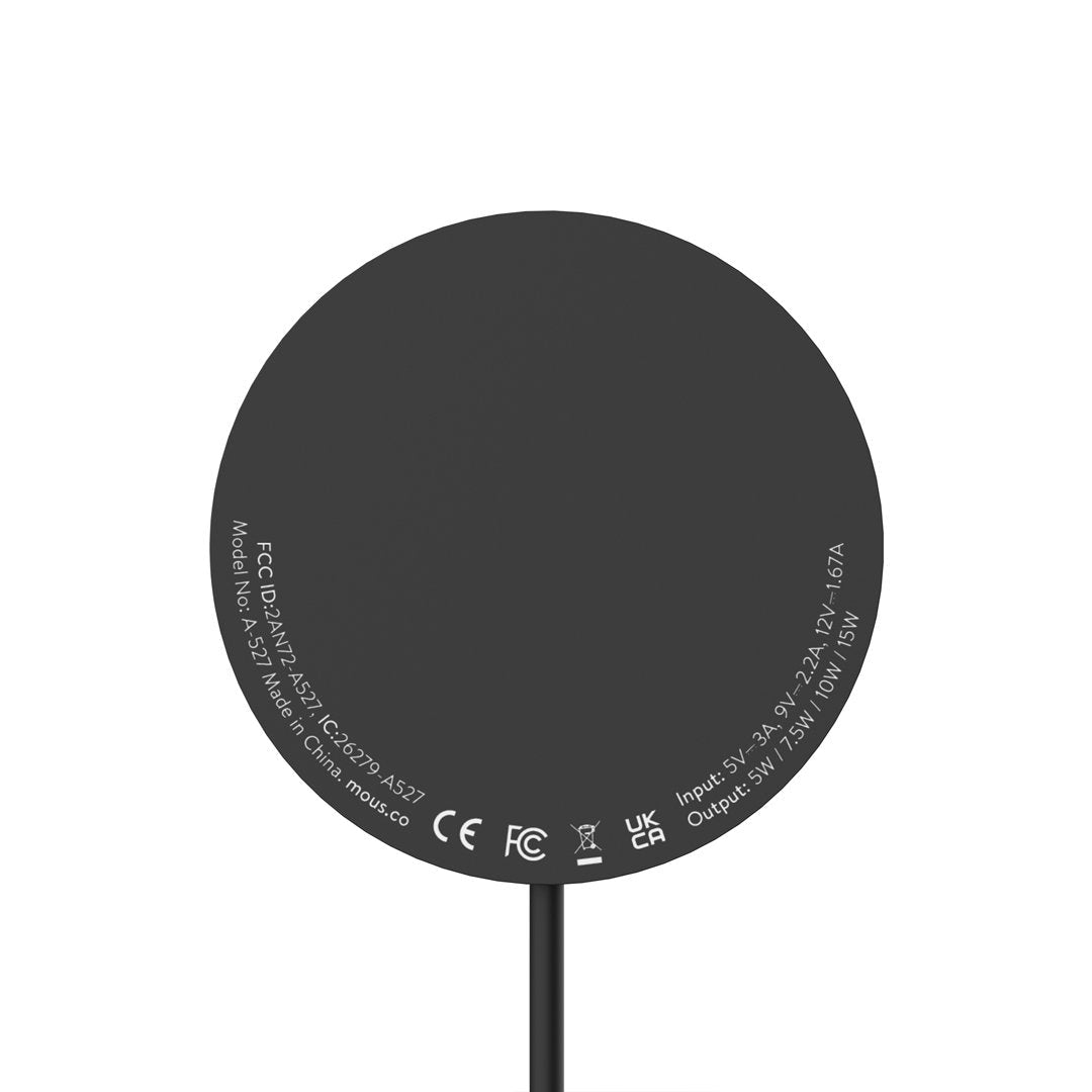 Mous | Matte Black Wireless Charger