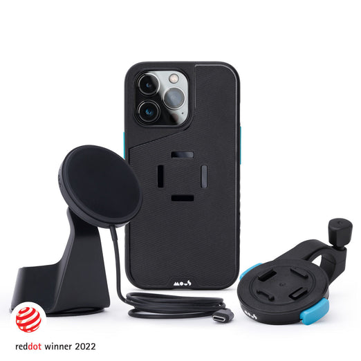 suction mount wireless magsafe charging kit iphone bike cycle mount