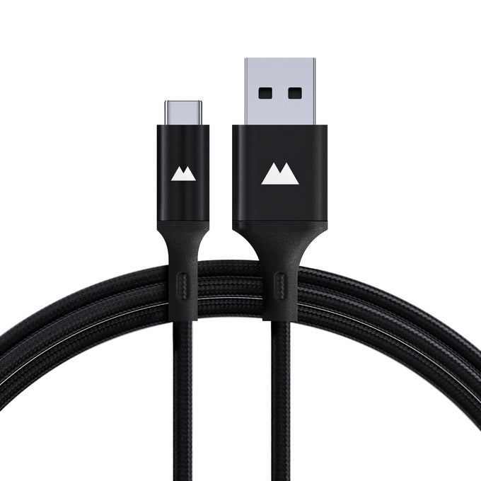 1m USB A to USB C Charging Cable Durable - USB-C Cables