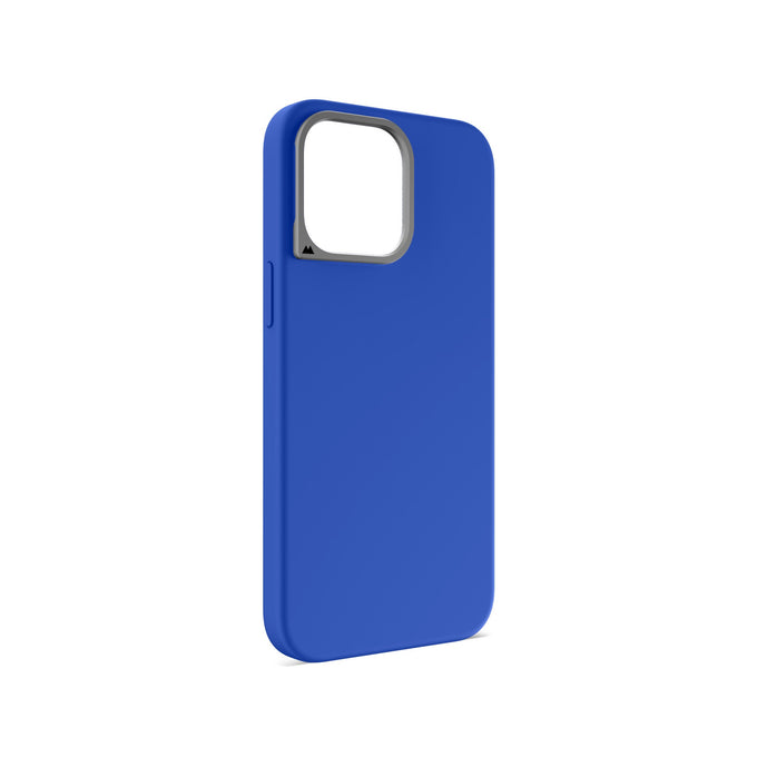 Mous MagSafe Compatible Cobalt Silicone Phone Case Minimalist