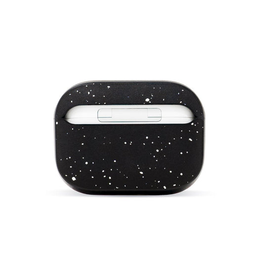 Protective AirPods Pro Case Wireless Charging High-Quality Keychain Speckled Fabric Black