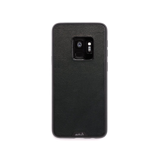 Black Leather Indestructible Samsung S9 Case
