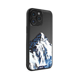 Clear Protective Phone Case Transparent Qi Wireless Charging Snow Mountain K2 Henry Fraser Design