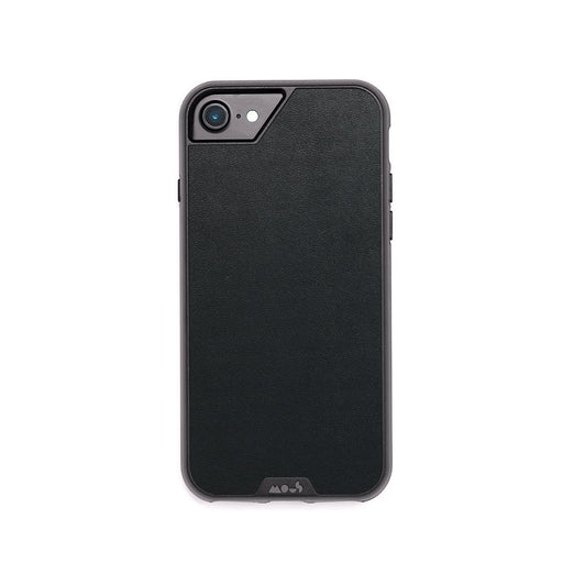 Black Leather Unbreakable iPhone SE Case