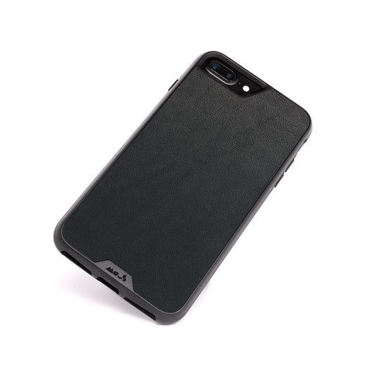 Black Leather Indestructible iPhone 8 Plus Case